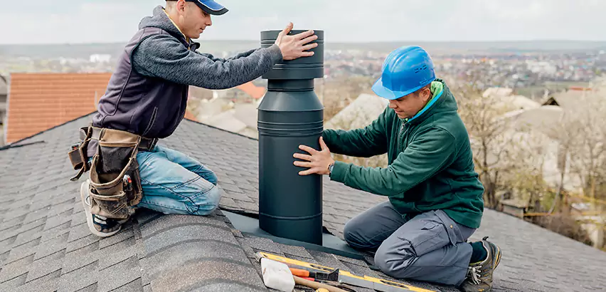 Chimney Flashing Replacement for Storm Damage in Renton