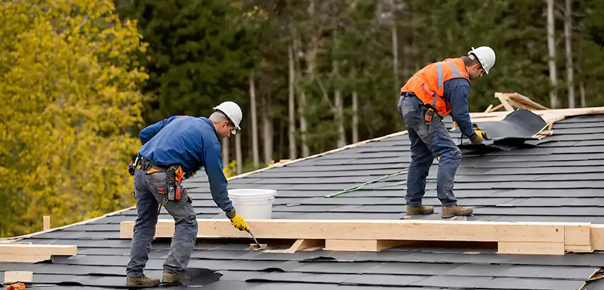 Garage Felt Roof Replacement in Renton